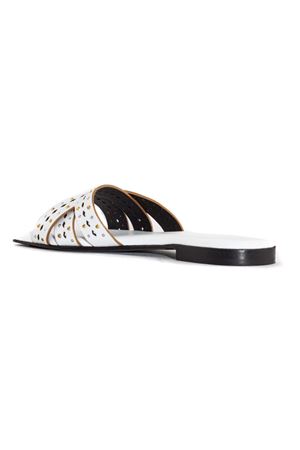Sandalo in pelle bianca DONNARI | DC20BBBIANCO